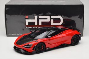 McLaren 765LT Rood HPD 1:18 HPD18006 Metaal — afbeelding 8 van 8