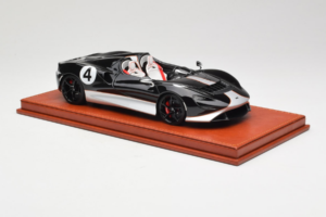 McLaren Elva Zwart Zilver AB Models 1:18 REMC022 Hars — afbeelding 4 van 7