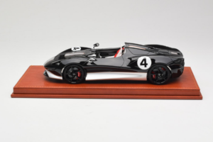 McLaren Elva Zwart Zilver AB Models 1:18 REMC022 Hars