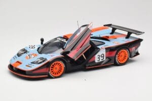 McLaren F1 GTR #39 Gulf R. Bellm / A. Gilbert / M. Sekiya 24 Hours of Le Mans 1997 UT Models 1:18 39725 Metaal — afbeelding 2 van 8