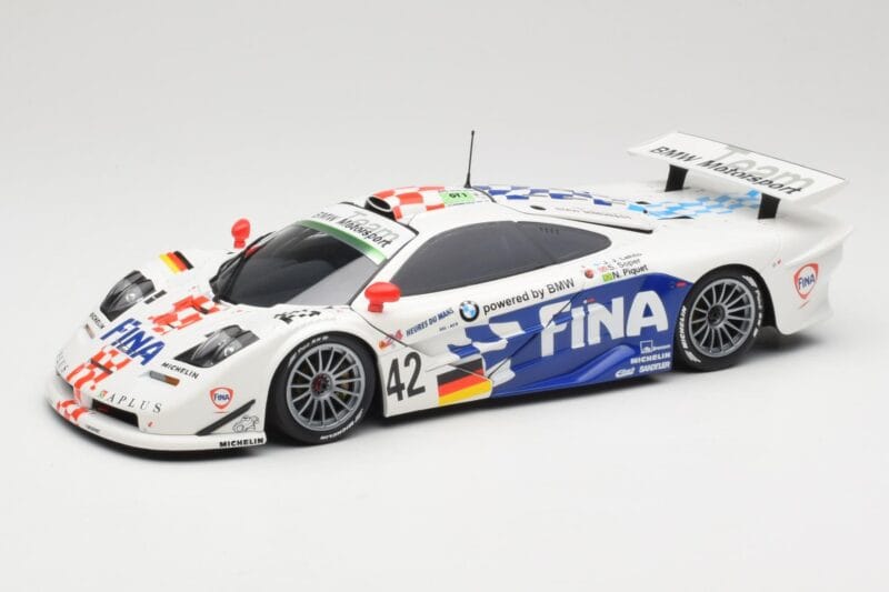McLaren F1 GTR BMW Motorsport #42 J. Lehto / S. Soper / N. Piquet 24 Hours of Le Mans 1997 Minichamps 1:18 530133742 Metaal