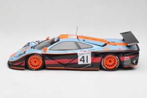 McLaren F1 GTR Gulf #41 P. Gounon / S. Oloffson 24 Hours of Le Mans 1997 Minichamps 1:18 530133741 Metaal — afbeelding 4 van 8