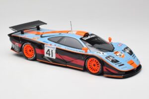 McLaren F1 GTR Gulf #41 P. Gounon / S. Oloffson 24 Hours of Le Mans 1997 Minichamps 1:18 530133741 Metaal — afbeelding 6 van 8