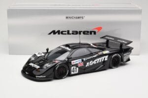McLaren F1 GTR Gulf Team Davidoff #41 T. Bscher / E. Pirro / R. Capello 24 Hours of Le Mans 1998 Minichamps 1:18 530133841 Me — afbeelding 8 van 8