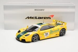 McLaren F1 GTR Harrods Mach One Racing #51 A. Wallace / D. Bell / J. Bell 24 Hours of Le Mans 1995 Minichamps 1:18 530133551  — afbeelding 8 van 8