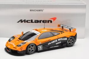 McLaren F1 GTR Kokusai Kaihatsu Racing #53 O. Giroix / J. Sala / P. Deletraz 24 Hours of Le Mans 1996 Minichamps 1:18 5301336 — afbeelding 8 van 8