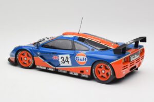 McLaren F1 GTR #34 Gulf Racing 1996 UT Models 1:18 39621 Metaal — afbeelding 7 van 8