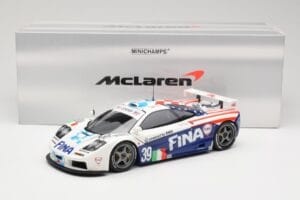 McLaren F1 GTR Team Bigazzi #39 N. Piquet / A. Cecotto / D. Sullivan 24 Hours of Le Mans 1996 Minichamps 1:18 530133639 Metaa — afbeelding 8 van 8
