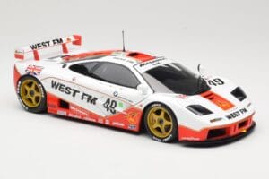 McLaren F1 GTR West Competition #49 J. Nielsen / J. Mass / T. Bscher 24 Hours of Le Mans 1995 Minichamps 1:18 530133549 Metaa — afbeelding 6 van 8
