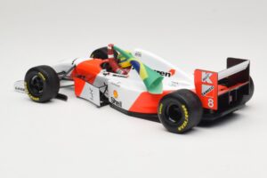 McLaren MP4/8 Ford #8 A. Senna Winner European GP Donington 1993 Minichamps 1:18 540931848 Metaal — afbeelding 5 van 6