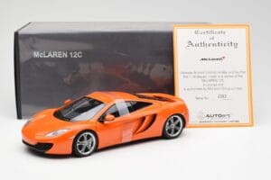 McLaren MP4-12C Oranje AUTOart 1:18 76006 Metaal — afbeelding 8 van 8
