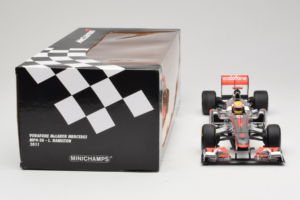 McLaren MP4-26 Mercedes #3 L. Hamilton Vodafone McLaren F1 2011 Minichamps 1:18 530111803 Metaal — afbeelding 7 van 7