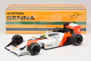 McLaren MP4/4 Honda #12 A. Senna Marlboro McLaren F1 World Champion 1988 Minichamps 1:18 540881812 Metaal — afbeelding 7 van 7