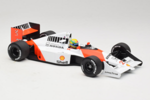 McLaren MP4/5B Honda #27 A. Senna Marlboro McLaren F1 World Champion 1990 Minichamps 1:18 540901827 Metaal — afbeelding 4 van 7