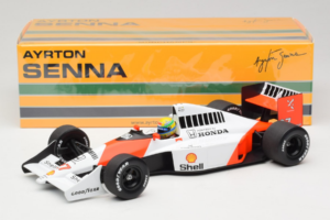 McLaren MP4/5B Honda #27 A. Senna Marlboro McLaren F1 World Champion 1990 Minichamps 1:18 540901827 Metaal — afbeelding 7 van 7