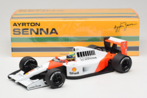 McLaren MP4/6 Honda #1 A. Senna Marlboro McLaren F1 World Champion 1991 Minichamps 1:18 540911801 Metaal — afbeelding 7 van 7