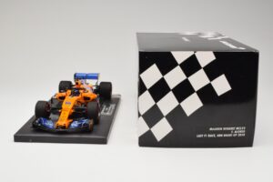 McLaren MCL33 Renault #14 F. Alonso Last F1 Race Abu Dhabi GP 2018 Minichamps 1:18 537183914 Metaal — afbeelding 6 van 6