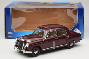 Mercedes 180 Ponton Donkerrood Revell 1:18 08876 Metaal — afbeelding 6 van 6