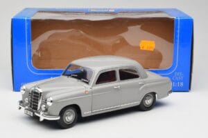 Mercedes 180 W120 Ponton Graphite Grey Revell 1:18 08974 Metaal — afbeelding 8 van 8