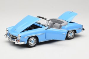 Mercedes 190 SL W121 Lichtblauw Norev 1:18 183400 Metaal — afbeelding 2 van 8