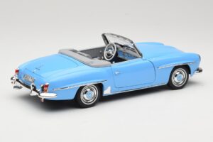 Mercedes 190 SL W121 Lichtblauw Norev 1:18 183400 Metaal — afbeelding 3 van 8