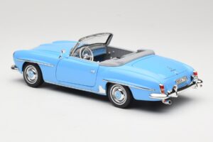 Mercedes 190 SL W121 Lichtblauw Norev 1:18 183400 Metaal — afbeelding 7 van 8