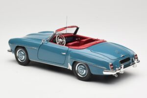 Mercedes 190 SL W121 Blauw Minichamps 1:18 103037033 Metaal — afbeelding 7 van 8