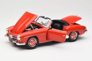 Mercedes 190 SL W121 Guards Red Minichamps 1:18 100037032 Metaal — afbeelding 2 van 8