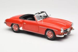Mercedes 190 SL W121 Guards Red Minichamps 1:18 100037032 Metaal — afbeelding 6 van 8