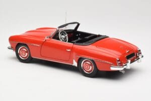 Mercedes 190 SL W121 Guards Red Minichamps 1:18 100037032 Metaal — afbeelding 7 van 8