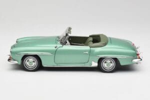 Mercedes 190 SL W121 Lichtgroen Metallic Norev 1:18 183401 Metaal — afbeelding 5 van 9