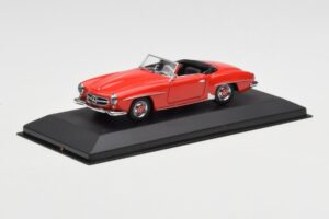 Mercedes 190 SL W121 Rood Minichamps 1:43 940033131 Metaal — afbeelding 2 van 4