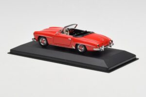 Mercedes 190 SL W121 Rood Minichamps 1:43 940033131 Metaal — afbeelding 3 van 4