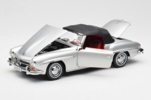 Mercedes 190 SL W121 Zilver Norev 1:18 B660640604 Metaal — afbeelding 2 van 8