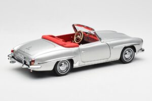 Mercedes 190 SL W121 Zilver Norev 1:18 B660640604 Metaal — afbeelding 3 van 8