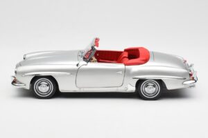 Mercedes 190 SL W121 Zilver Norev 1:18 B660640604 Metaal — afbeelding 4 van 8