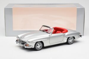 Mercedes 190 SL W121 Zilver Norev 1:18 B660640604 Metaal — afbeelding 8 van 8
