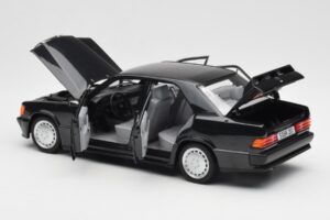 Mercedes 190E 2.3-16 W201 Zwart Dealer Editie Norev 1:18 B66040663 Metaal — afbeelding 5 van 8