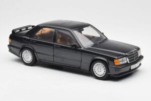 Mercedes 190E 2.3-16 W201 Blauwzwart Metallic AUTOart 1:18 76122 Metaal — afbeelding 6 van 8