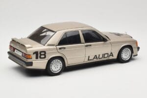 Mercedes 190E 2.3-16 W201 #1 N. Lauda Race of Champions Nurburgring 1984 AUTOart 1:18 88431 Metaal — afbeelding 3 van 8