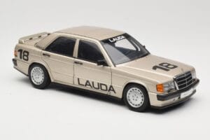 Mercedes 190E 2.3-16 W201 #1 N. Lauda Race of Champions Nurburgring 1984 AUTOart 1:18 88431 Metaal — afbeelding 6 van 8