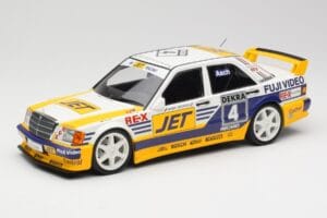 Mercedes 190E 2.5-16 EVO 1 W201 Team MS-Jet #4 R. Asch DTM 1989 Minichamps 1:18 155893604 Metaal