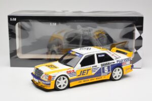Mercedes 190E 2.5-16 EVO 1 W201 Team MS-Jet #5 M. Reuter DTM 1989 Minichamps 1:18 155893605 Metaal — afbeelding 6 van 6