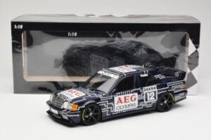 Mercedes 190E 2.5-16 EVO 1 W201 Team Snobeck #12 A. Cudini DTM 1989 Minichamps 1:18 155893612 Metaal — afbeelding 6 van 6