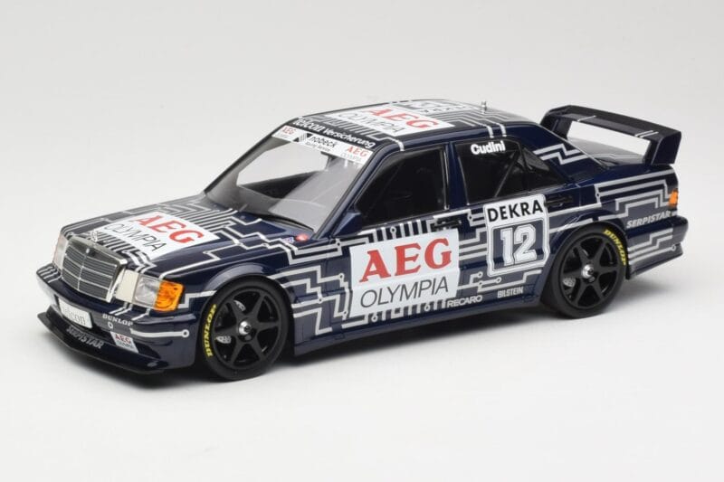 Mercedes 190E 2.5-16 EVO 1 W201 Team Snobeck #12 A. Cudini DTM 1989 Minichamps 1:18 155893612 Metaal