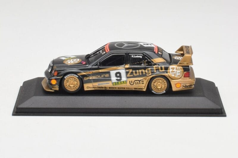 Mercedes 190E 2.5-16 Evo 2 W201 #9 K. Ludwig Zung Fu Racing Macau GP 1991 Minichamps 1:43 13103 Metaal