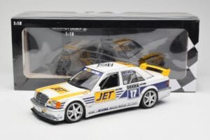 Mercedes 190E 2.5-16 EVO I W201 #17 Team MS-Jet J. van Ommen DTM 1990 Minichamps 1:18 155903617 Metaal — afbeelding 6 van 6