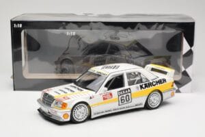Mercedes 190E 2.5-16 EVO I W201 #60 Team AMG Mercedes K. Wendlinger DTM 1990 Minichamps 1:18 155903660 Metaal — afbeelding 6 van 6