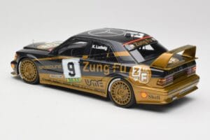 Mercedes 190E 2.5-16 EVO II W201 #9 Zung Fu K. Ludwig Guia Race Macau 1991 Minichamps 1:18 155913609 Metaal — afbeelding 4 van 6