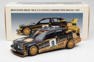 Mercedes 190E 2.5-16 Evo II #9 K. Ludwig Macau GP 3rd Place 1991 AUTOart 1:18 89135 Metaal — afbeelding 8 van 8